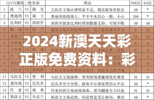 2024新澳天天彩正版免費資料：彩市資訊的權(quán)威集合