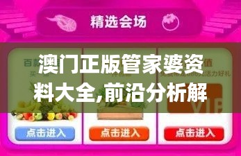 澳門(mén)正版管家婆資料大全,前沿分析解析_W7.717