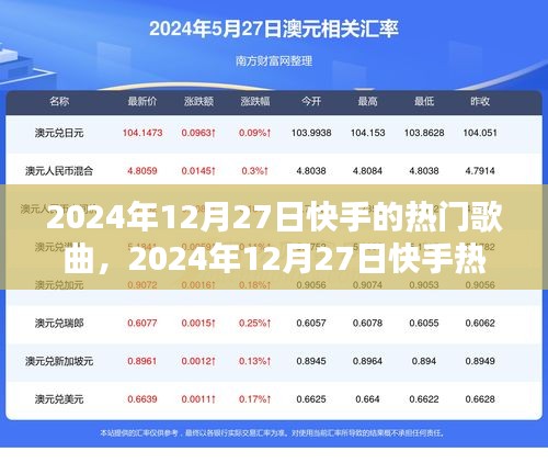 2024年12月27日快手熱門歌曲潮流魅力解析，趨勢分析與音樂魅力盤點(diǎn)