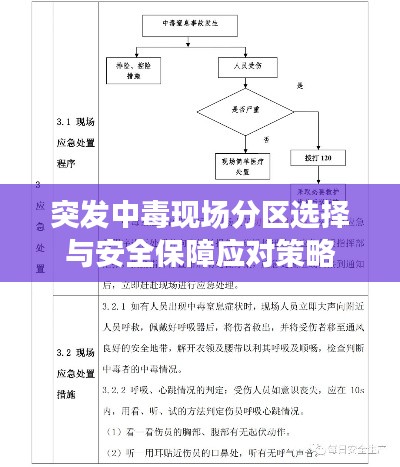 突發(fā)中毒現(xiàn)場分區(qū)選擇與安全保障應(yīng)對(duì)策略