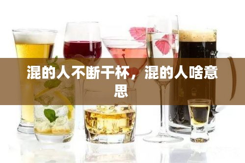 混的人不斷干杯，混的人啥意思 
