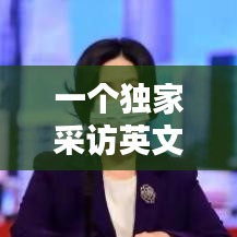 一個獨(dú)家采訪英文，獨(dú)家專訪英語怎么說 