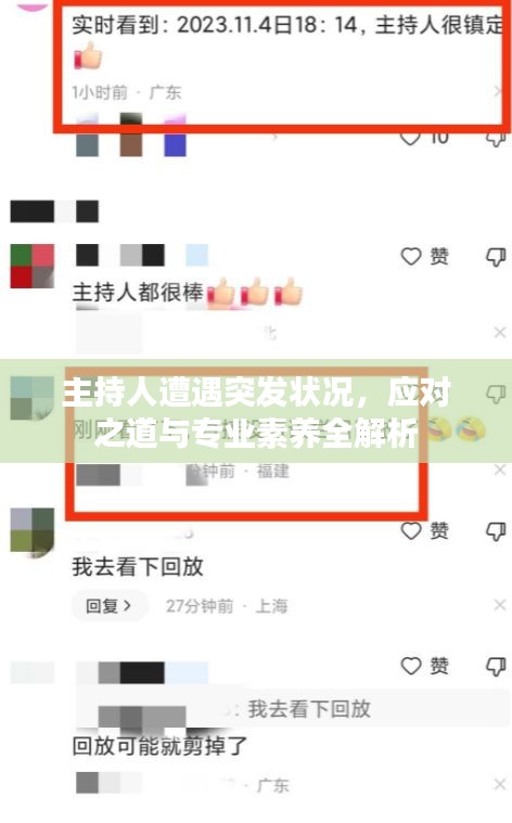 主持人遭遇突發(fā)狀況，應(yīng)對(duì)之道與專(zhuān)業(yè)素養(yǎng)全解析