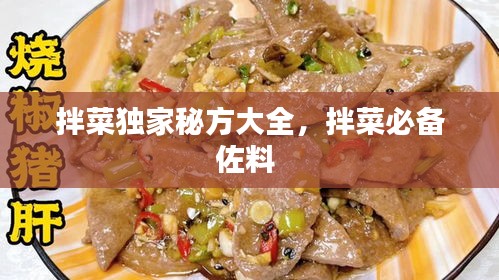 拌菜獨(dú)家秘方大全，拌菜必備佐料 