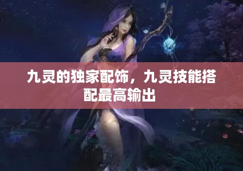 九靈的獨(dú)家配飾，九靈技能搭配最高輸出 