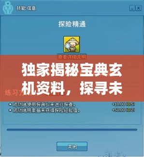 獨(dú)家揭秘寶典玄機(jī)資料，探尋未知奧秘的關(guān)鍵所在
