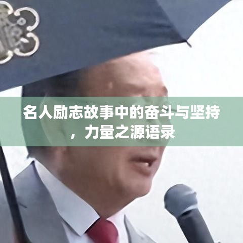 名人勵(lì)志故事中的奮斗與堅(jiān)持，力量之源語錄