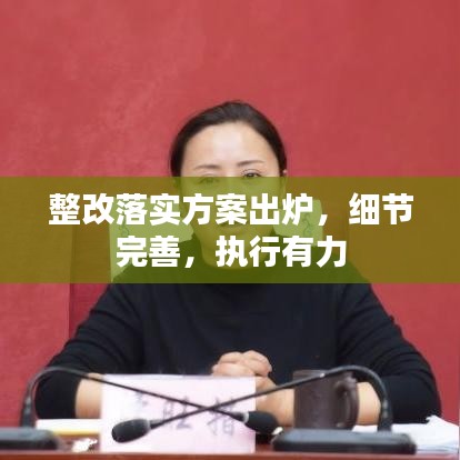 整改落實(shí)方案出爐，細(xì)節(jié)完善，執(zhí)行有力