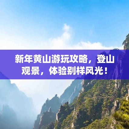 新年黃山游玩攻略，登山觀景，體驗別樣風(fēng)光！