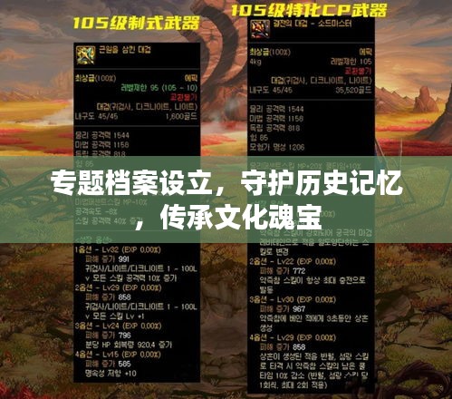 專題檔案設(shè)立，守護(hù)歷史記憶，傳承文化魂寶