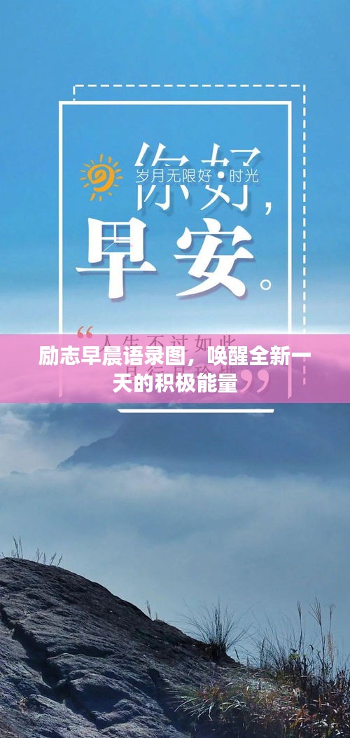 勵(lì)志早晨語錄圖，喚醒全新一天的積極能量