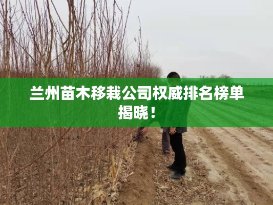 蘭州苗木移栽公司權(quán)威排名榜單揭曉！