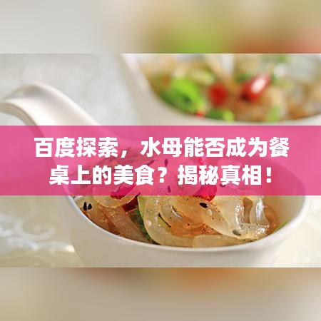 百度探索，水母能否成為餐桌上的美食？揭秘真相！