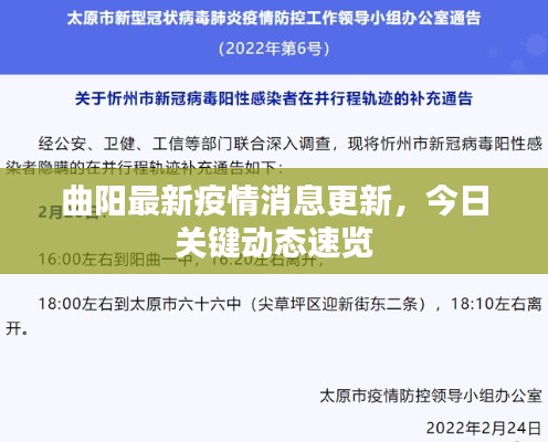 曲陽最新疫情消息更新，今日關鍵動態(tài)速覽