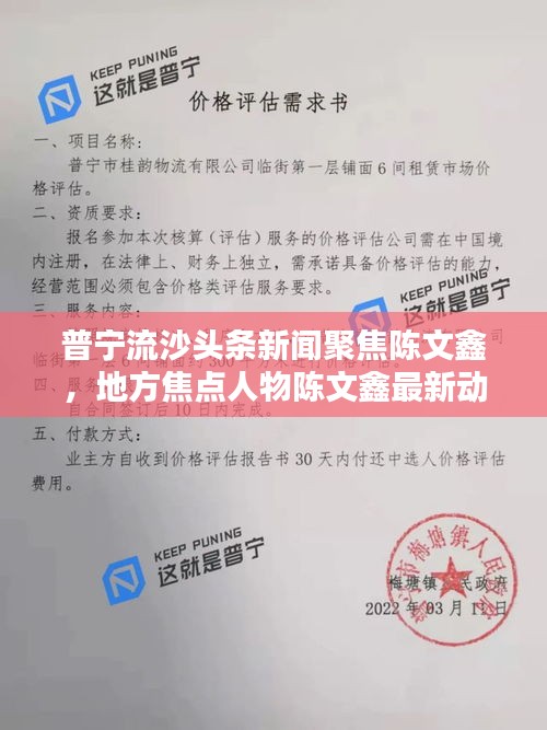 普寧流沙頭條新聞聚焦陳文鑫，地方焦點人物陳文鑫最新動態(tài)速遞