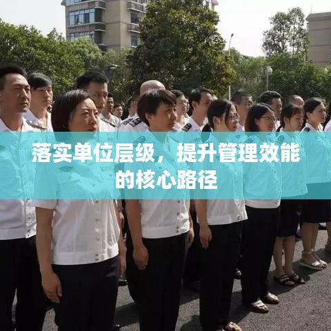 落實單位層級，提升管理效能的核心路徑