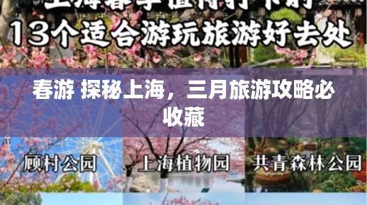 春游 探秘上海，三月旅游攻略必收藏