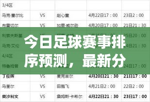 今日足球賽事排序預(yù)測(cè)，最新分析揭秘勝者名單